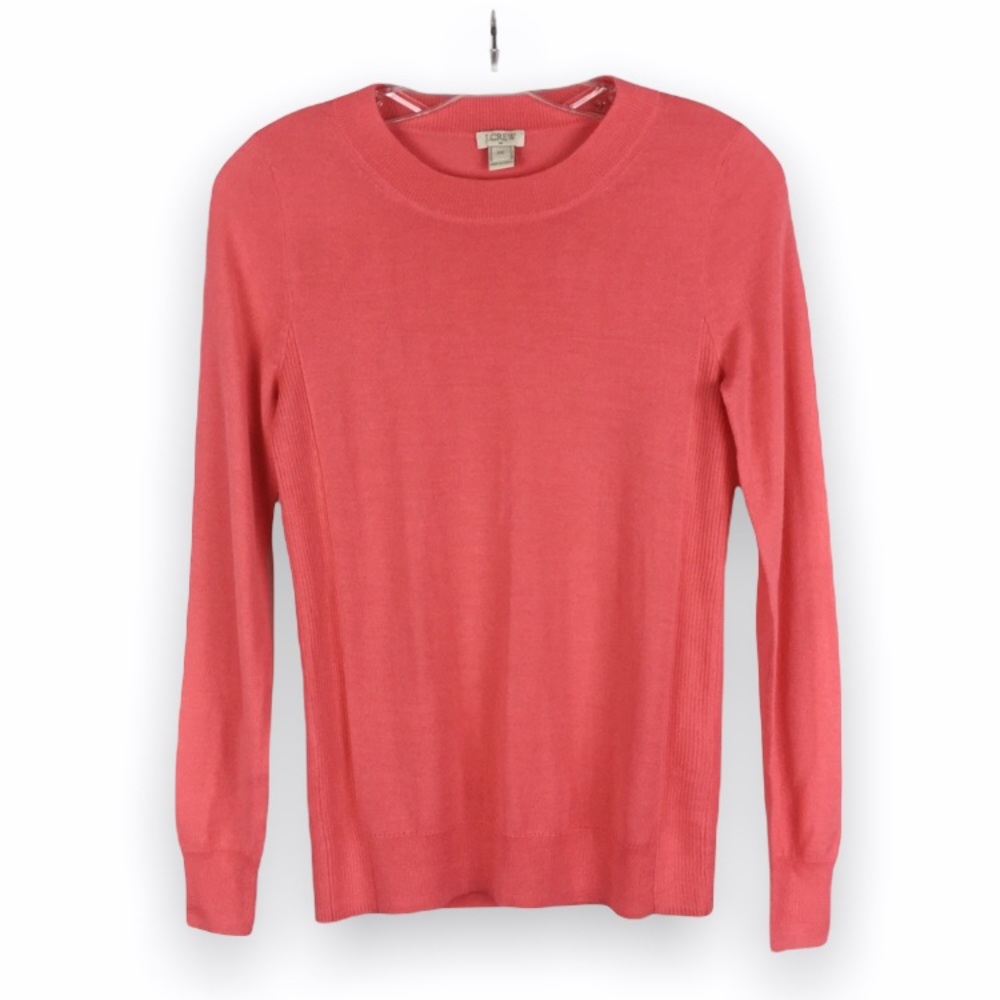 J.Crew Coral Crew Neck Lightweight Sweater XXS